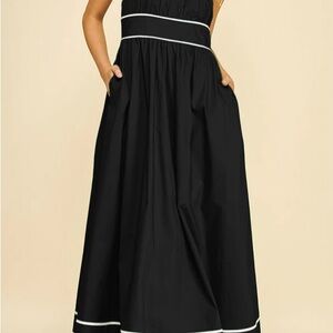 PINCH Contrast Strap Maxi Dress Size L.